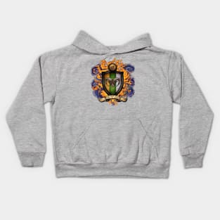 Zodiac Heraldry - Aries Kids Hoodie